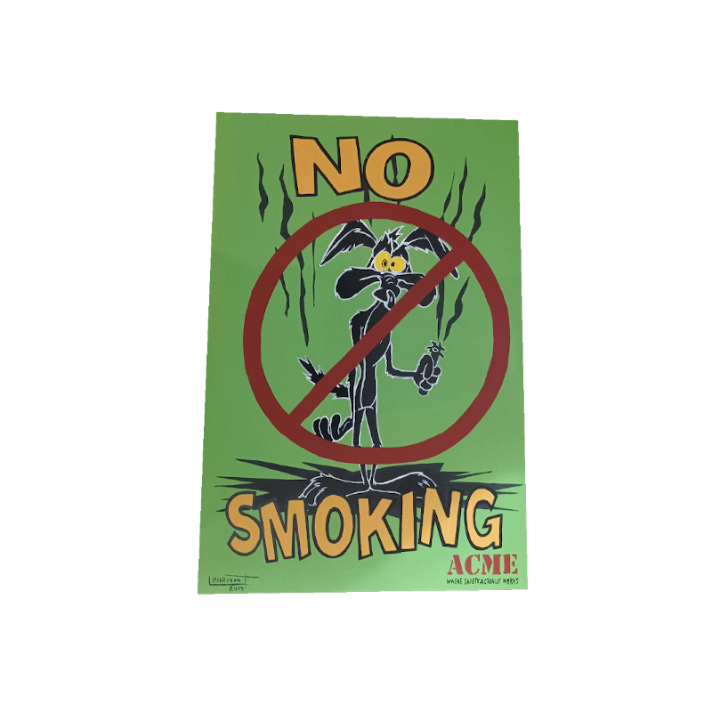 señal prohibido fumar